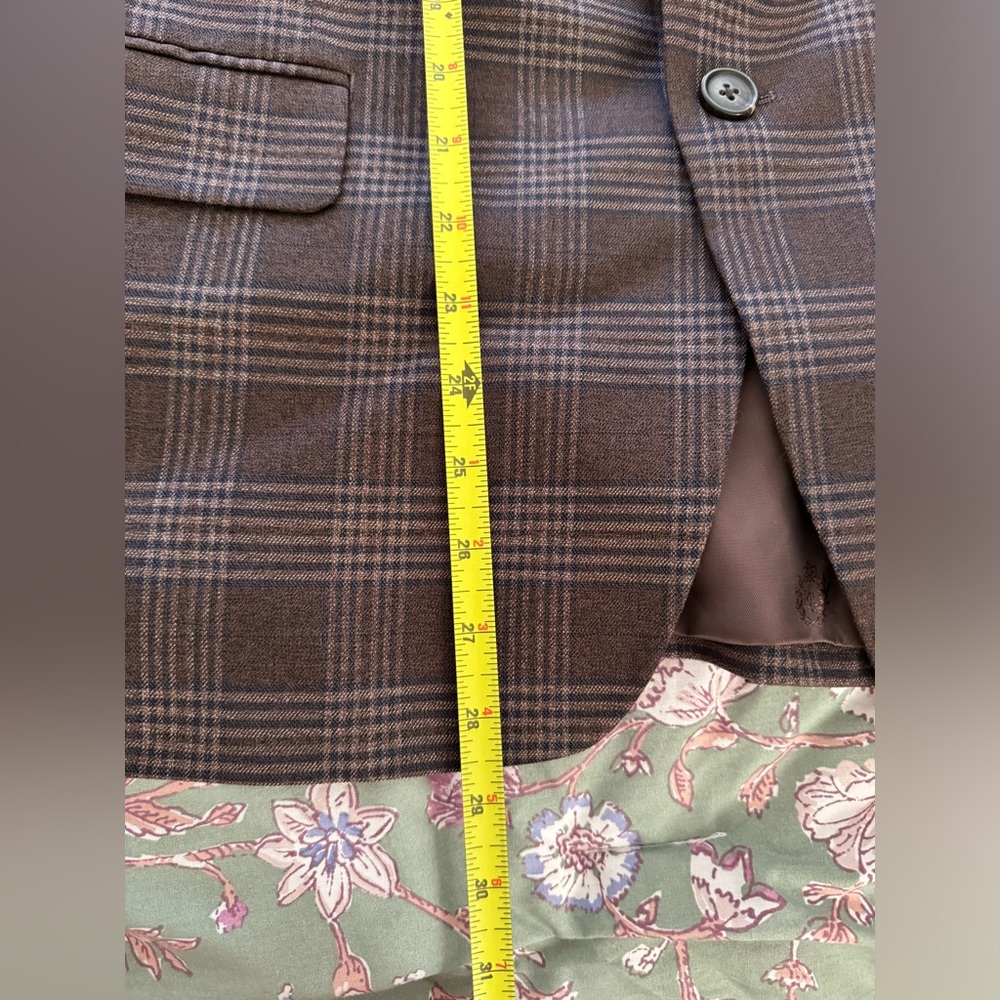 NWT Men’s Lauren Ralph Lauren Classic-Fit Ultraflex Stretch Patterned Blazer 44S - Picture 16 of 16